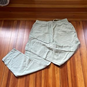 sea green flowy pants